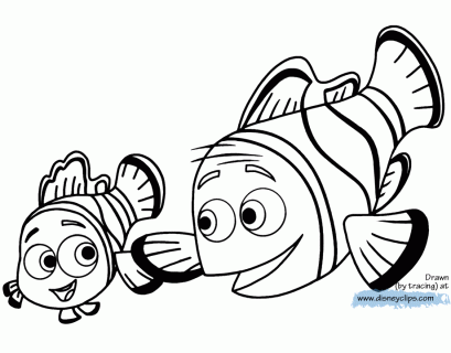 finding nemo coloring pages for kids nemo disney pixar finding nemo small