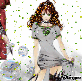 anime girl glitter cartoon sparkle picture 83863012 blingee com small