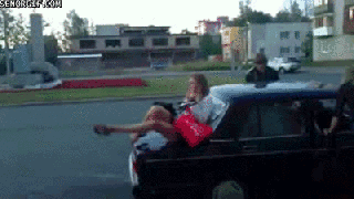 don t sit on trunk of car se or gif funny gifs small