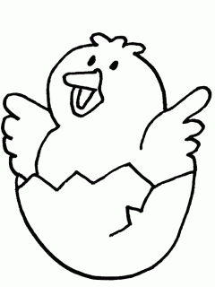 chicken cute animal coloring clip art library small