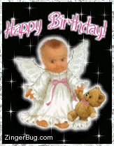 birthday angels fairies glitter graphics comments gifs memes and small