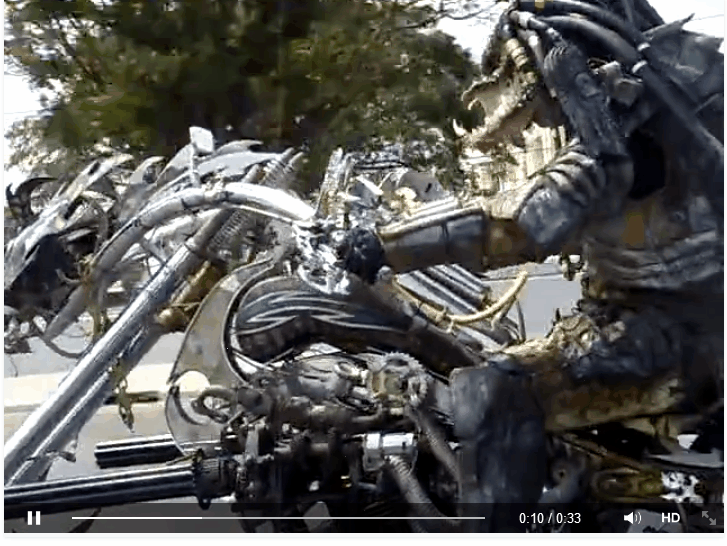 welcome artistic alien predator motorcycle small