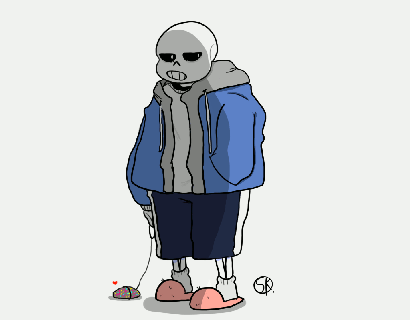 spacedkeys i got bored and decided to make sans walking small