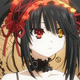 image kurumi surprised of tohka and origami s arrival gif date a small