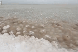 debunked ice boulders on great lakes caused by geoengineering small