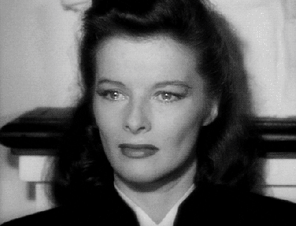 katharine hepburn my face when i see her face tbh gif by small