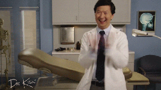 ken jeong applause gif by abc network find share on giphy small