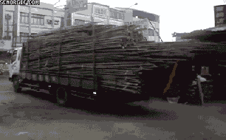 how to unload a truck by yourself se or gif funny gifs small