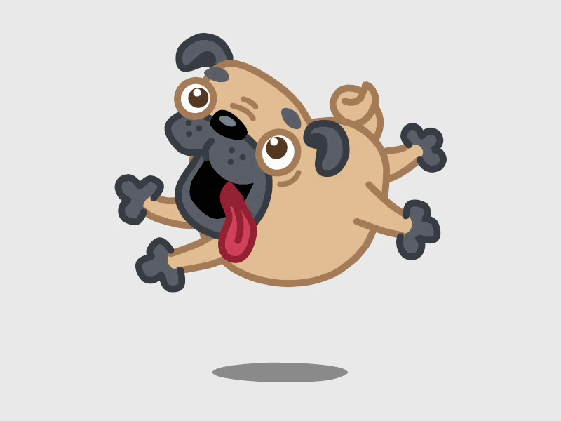 happy pug by denis sazhin iconka my icons and pictures small
