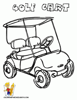 golf cart cartoon drawing at getdrawings com free for personal use