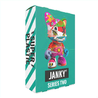 vinyl art toys superplastic janky series two small