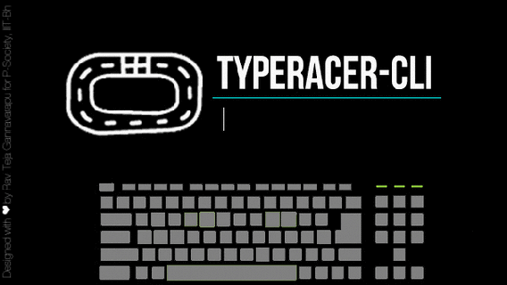 github p society typeracer cli learn how to touch type from the small
