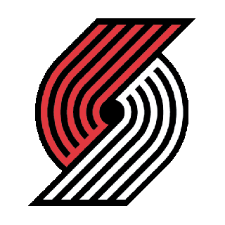 portland trail blazers nba logos sticker by nba for ios android