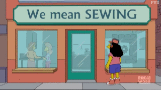 21 funny signs from the simpsons pleated jeans small