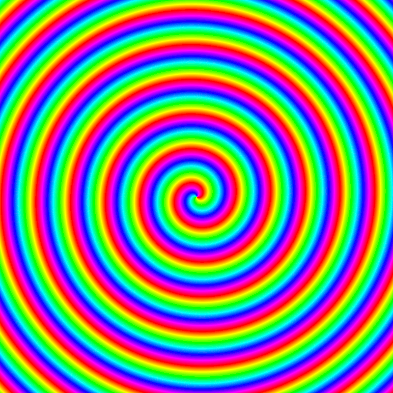 animated cartoon rainbow spiral animation animated gif small