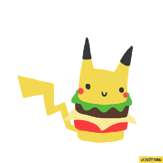 pokemon sandwich mcdonald animation gif funny transparent small