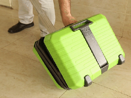 alizul fugu luggage an expanding suitcase that goes from carry on small