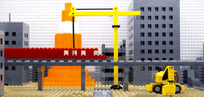 the lego movie end credits took 2 months and thousands of lego bricks to complete business small