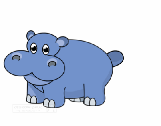 animals animated clipart hippopotamus animation 10a small