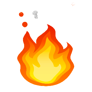 presenting emoji animations 2 0 fire logs clip art small
