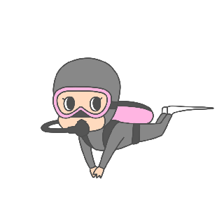 diving scuba sticker for ios android giphy certification logo