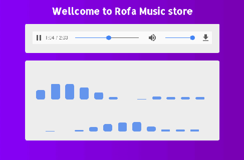 audio player html5 for rofa music store small