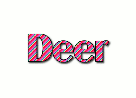 deer logo free name design tool from flaming text small