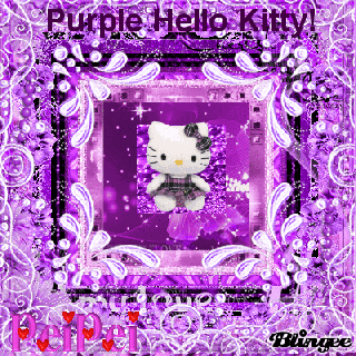 purple hello kitty picture 132468918 blingee com small