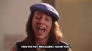 mean girls youre fat because i hate you gif find share on giphy small