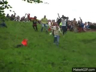 gloucestershire cheese rolling on make a gif small