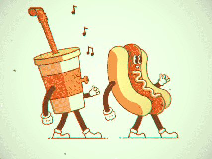 happy hot dog gif by tony babel find share on giphy small