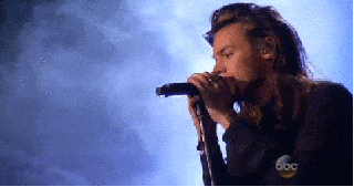 was harry styles about to cry during one direction s amas performance small