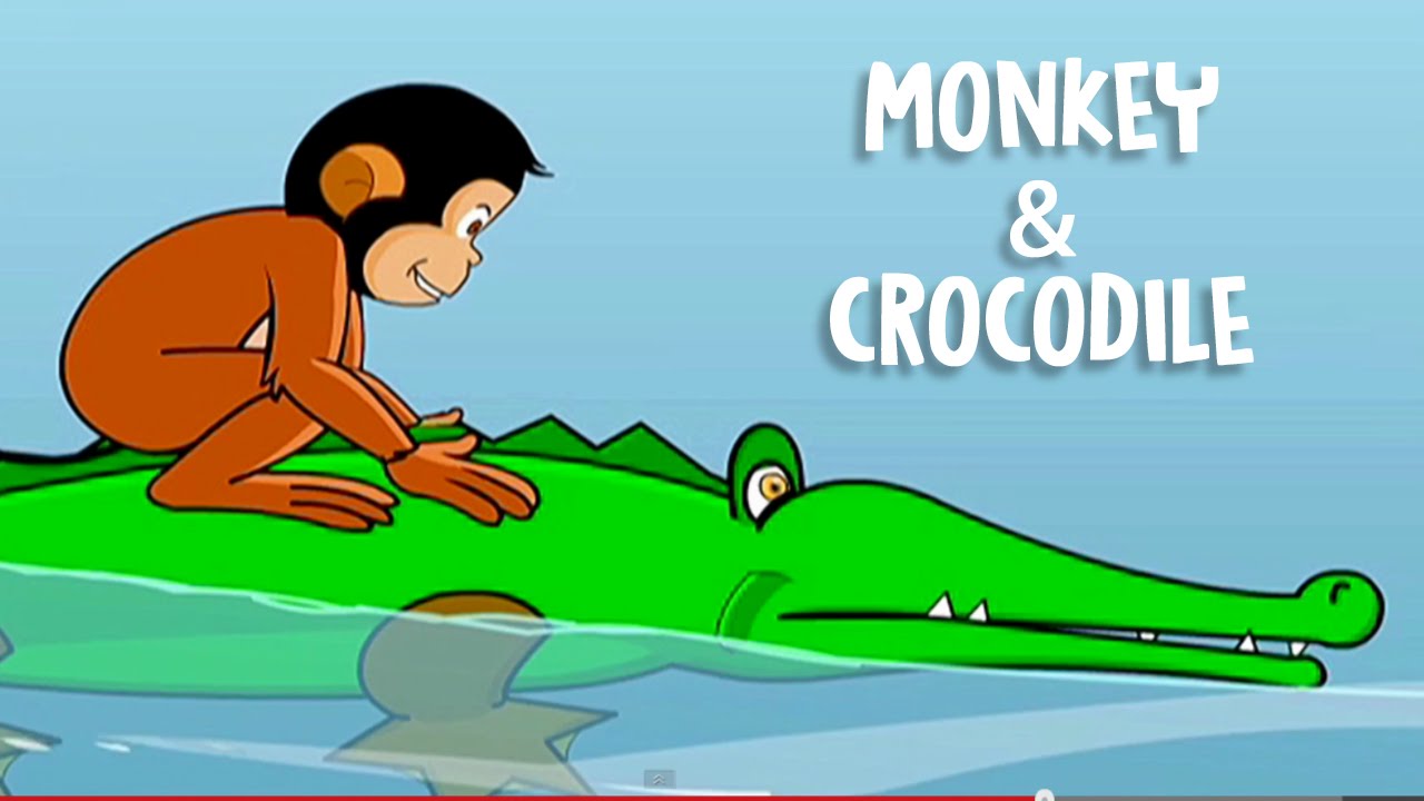 panchatantra tales monkey and crocodile animated cartoon stories small