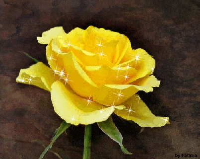 free glitter graphics animated gifs flowers yellow small