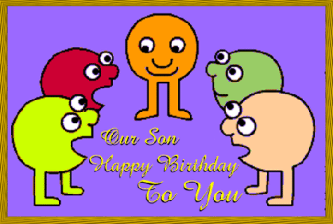 our son s happy birthday card free for son daughter small