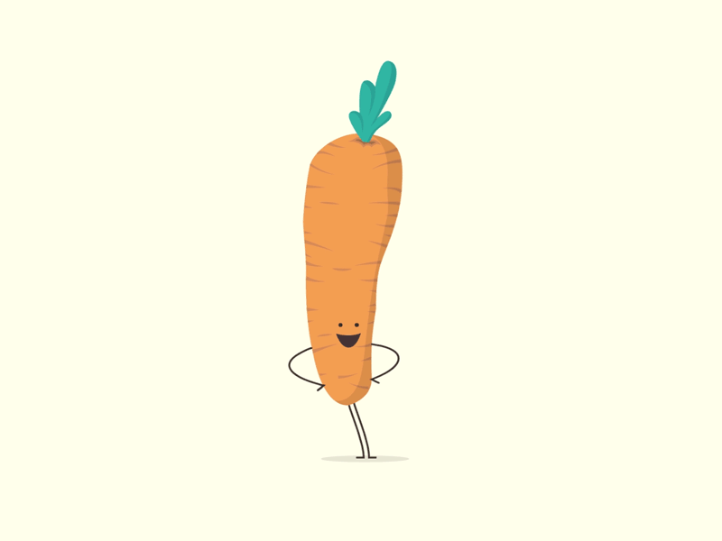 smaakgeheimen dancing carrot carrots animation and dancing small