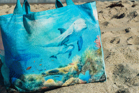 help save our sea life with beautiful tote bags startsomegood small ocean waves small