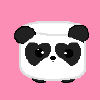 pixilart marshmallow panda by mellowet gif small