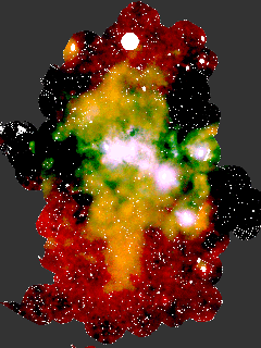 esa xmm newton s view of the galactic centre map milky way small