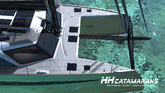 hh44 yachting evolved hh catamarans boat lanching fails gif