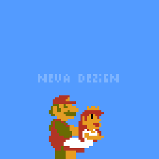 think pixel draw pixel true ending of the super mario bros small