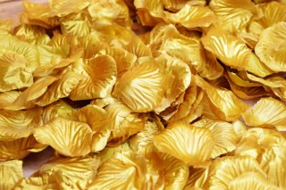 2rps gd silk rose petals gold cs 24 united wholesale flowers small