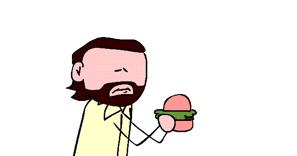 rick grimes eating a burg by grayanimations on newgrounds are creepypastas real small