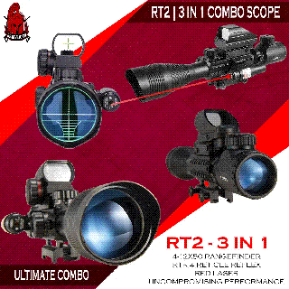 rt2 4 12x50 rangefinder scope 4 reticle rtr reflex red small
