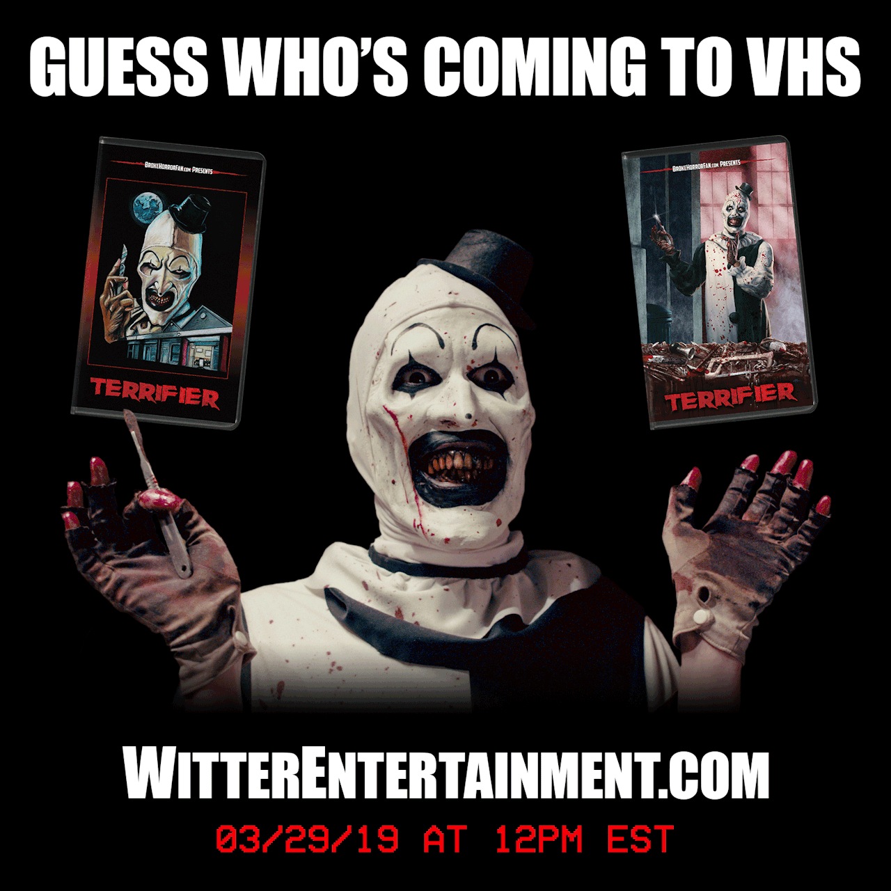 the horrors of halloween terrifier 2017 on vhs by broke horror fan animated gifs scary castles small