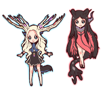 yveltal if me and xerneas were human and female small