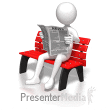 line figure newspaper presentation clipart great clipart for small