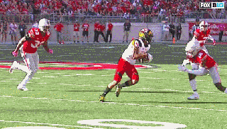 ohio state targeting call denzel ward wrongly ejected vs maryland small
