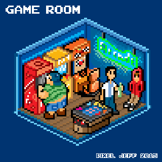 pixel jeff game room 5 room room series small