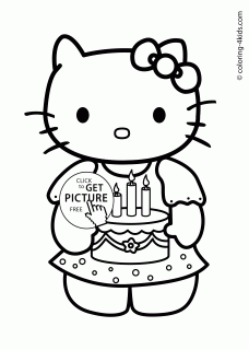 hello kitty cartoon drawing at getdrawings com free for personal small
